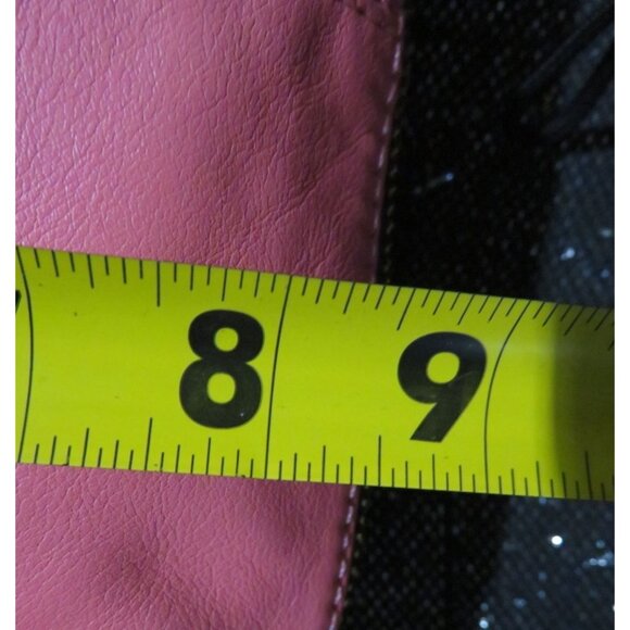 Coach 2008 Bonnie Brass Kisslock Purse Pink Full Grain Leather & Chain strap cro - Picture 11 of 11